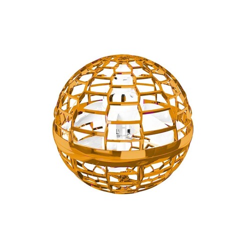 Летающий шар с пультом удалённого запуска, цвет золотой