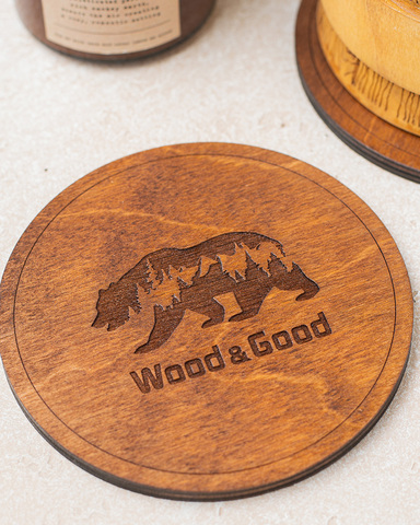 Бирдикель (подставка под кружку) WOOD&GOOD, 1 шт.