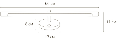 Подсветка декоративная Arte Lamp Ronnie A8027AP-1GO