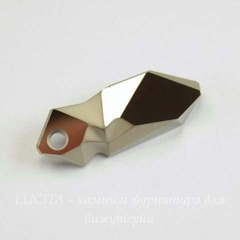 6913 Подвеска Сваровски Kaputt Crystal Metallic Light gold (28 мм)