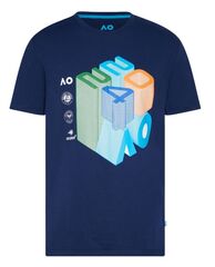 Теннисная футболка Australian Open T-Shirt Grand Slam 2024 - navy