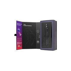 Стеклянный фаллоимитатор Satisfyer Dazzling Crystal (18,2×3,6 см), черный