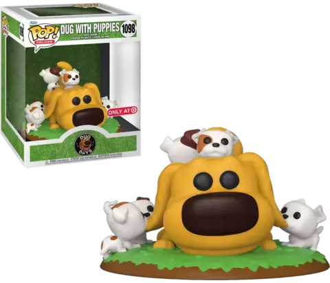 Фигурка Funko POP! Dug Days: Dug with puppies (Exc) (1098)