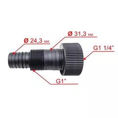 Штуцер QUATTRO ELEMENTI Drenaggio 400F Promo