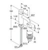 Kludi 38 266 N076 Bozz Смеситель для раковины 75 мм, PushOpen, брашированное золото