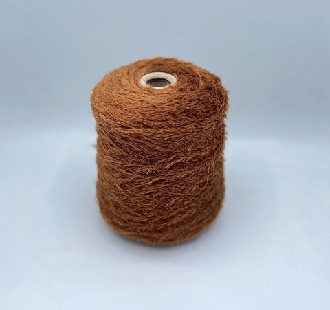 Бобинная пряжа (пр.Италия), art-Feather 150м/100гр.90%Кид Мохер, 10%Полиамид, цвет-Коричневый арт.31399