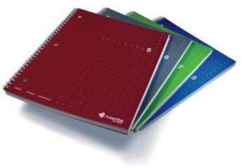 Single Subject Notebook, 4-Pack – блокнот для Livescribe Pulse Smartpen (№ 5-8)