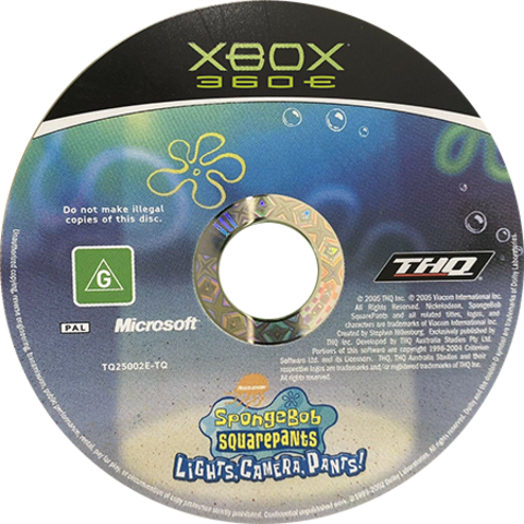 SpongeBob SquarePants Lights, Camera, PANTS! (XBOX360E) [Xbox 360]