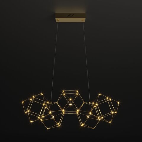 Подвесной светодиодный светильник Uma 90168/5 медь