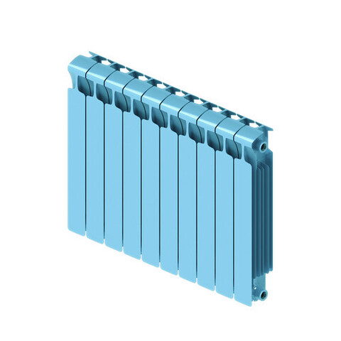 Радиатор биметаллический RIFAR Monolit 500 х 10 секций САПФИР боковое подключение