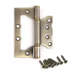 Петля накладная Avers 100*75*2.5-B2-AB БЕЗ ВРЕЗКИ (12/96)(00003985)