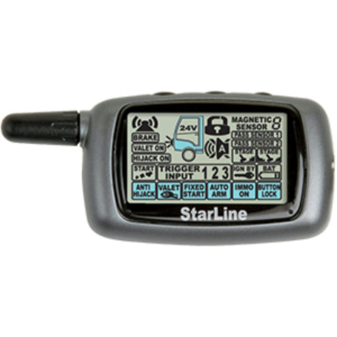 Брелок с ЖК дисплеем StarLine 24V