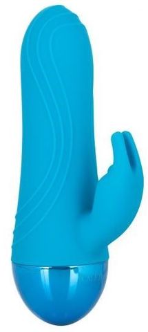 Голубой мини-вибратор Tremble Please - 12 см. - California Exotic Novelties SE-4401-20-3