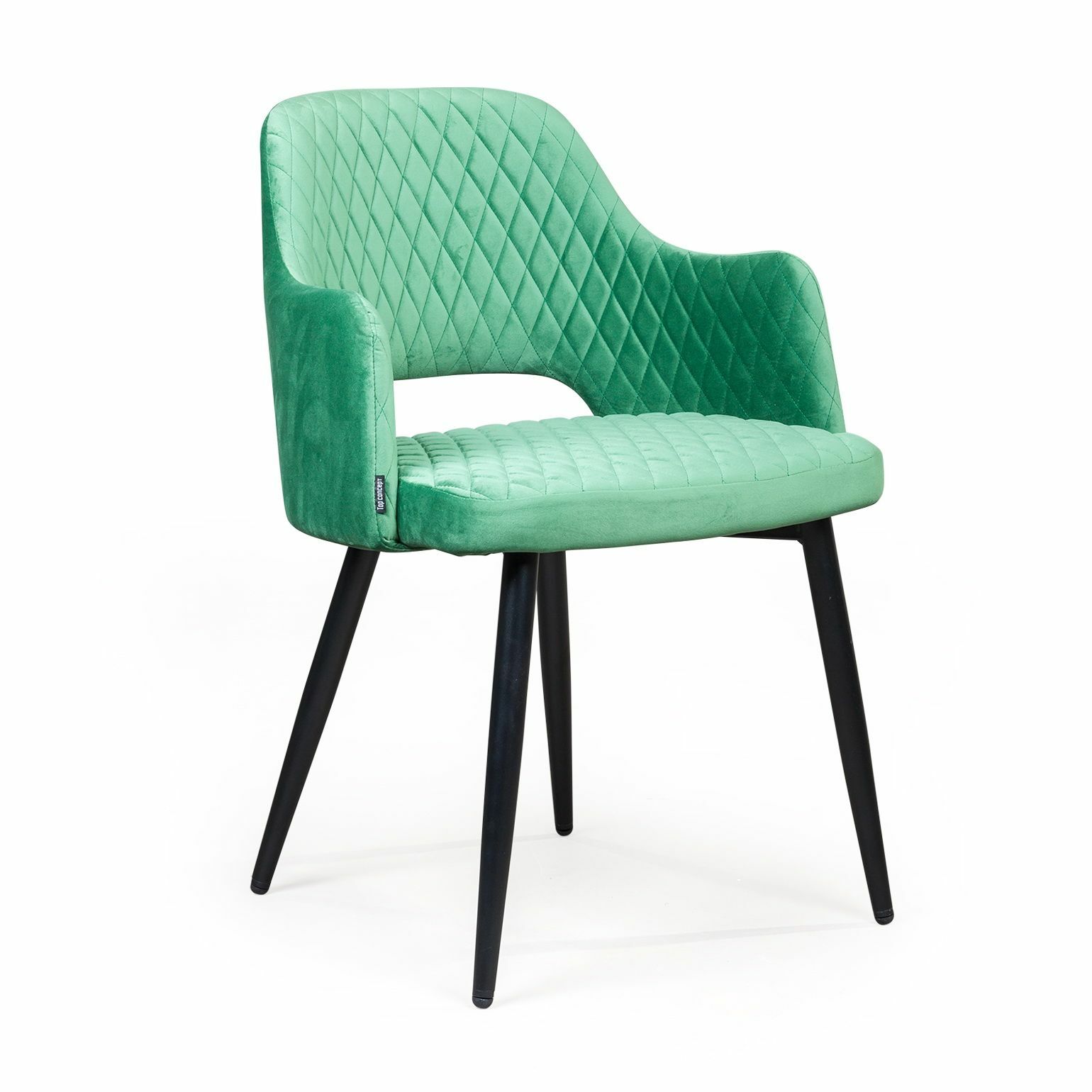 Стул с подлокотниками William, бархат нефритовый - купить по выгодной ...