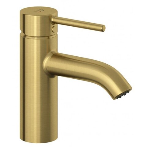 Kludi 38 266 N076 Bozz Смеситель для раковины 75 мм, PushOpen, брашированное золото