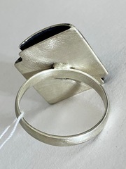Ромбы-коралл (кольцо из серебра)