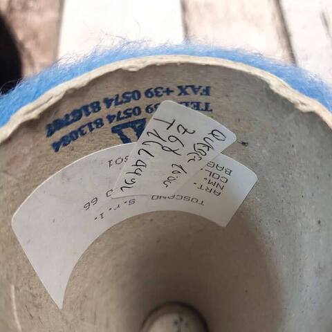 Альпака с кидмохером LANIFICIO DELL'OLIVO QUEBEC 1000 голубой