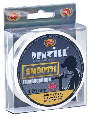 Леска монофильная WFT KG Penzill FLUOROCARBON Smooth 200 м, 0.20 мм