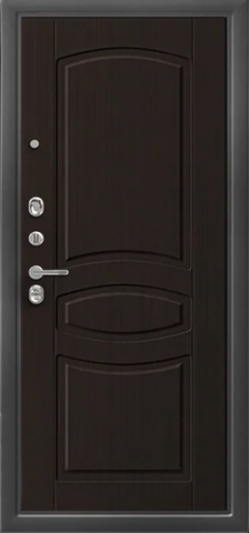 Сейф-дверь входная Аргус Люкс ДА-64 Монако, 2 замка, 2 мм металл, (серебро антик+венге тисненный) #3