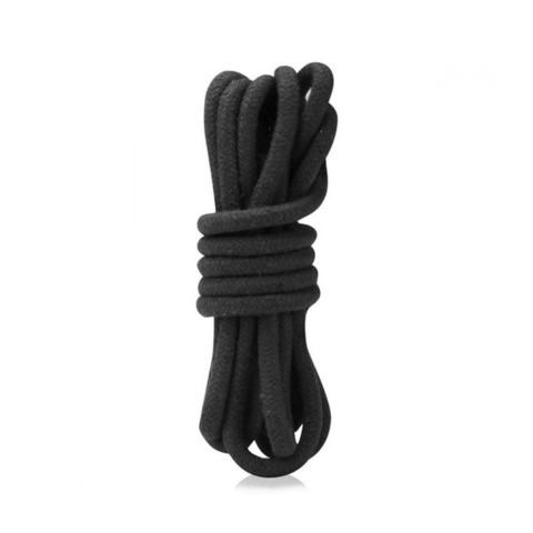 Черная хлопковая веревка 3 м для связывания