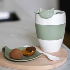 Кружка aroma, 400 мл, темно-серая