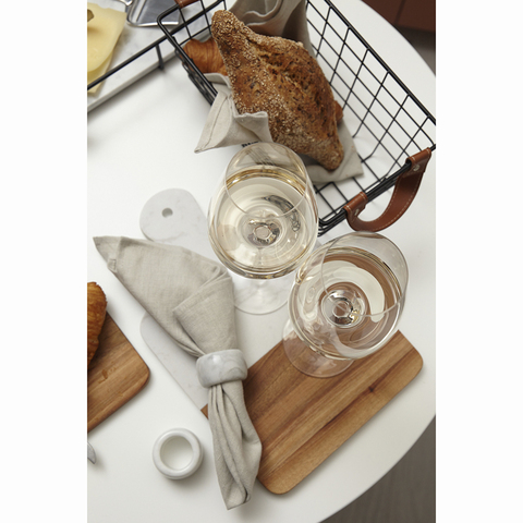 Доска разделочная 21.5х33.5см Liberty Jones Marm белая