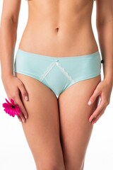 Трусы слипы 2 шт. в упаковке KEY LPN 506 A24_Мята + лаванда