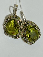От кутюр (серьги из серебра)