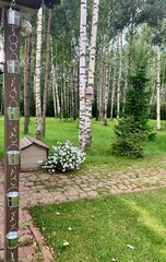 Дождевая цепь «Ведра на кольцах. Большие. 8 см.»