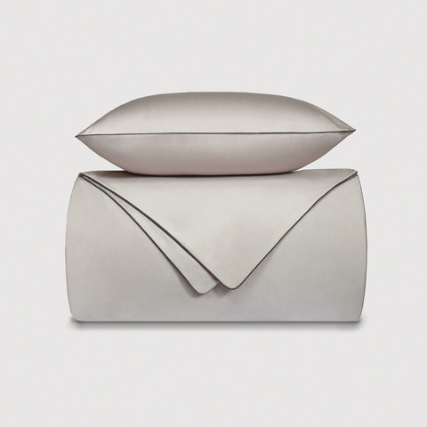 Постельное белье cемейное Сlaire&Caroll Lune серое