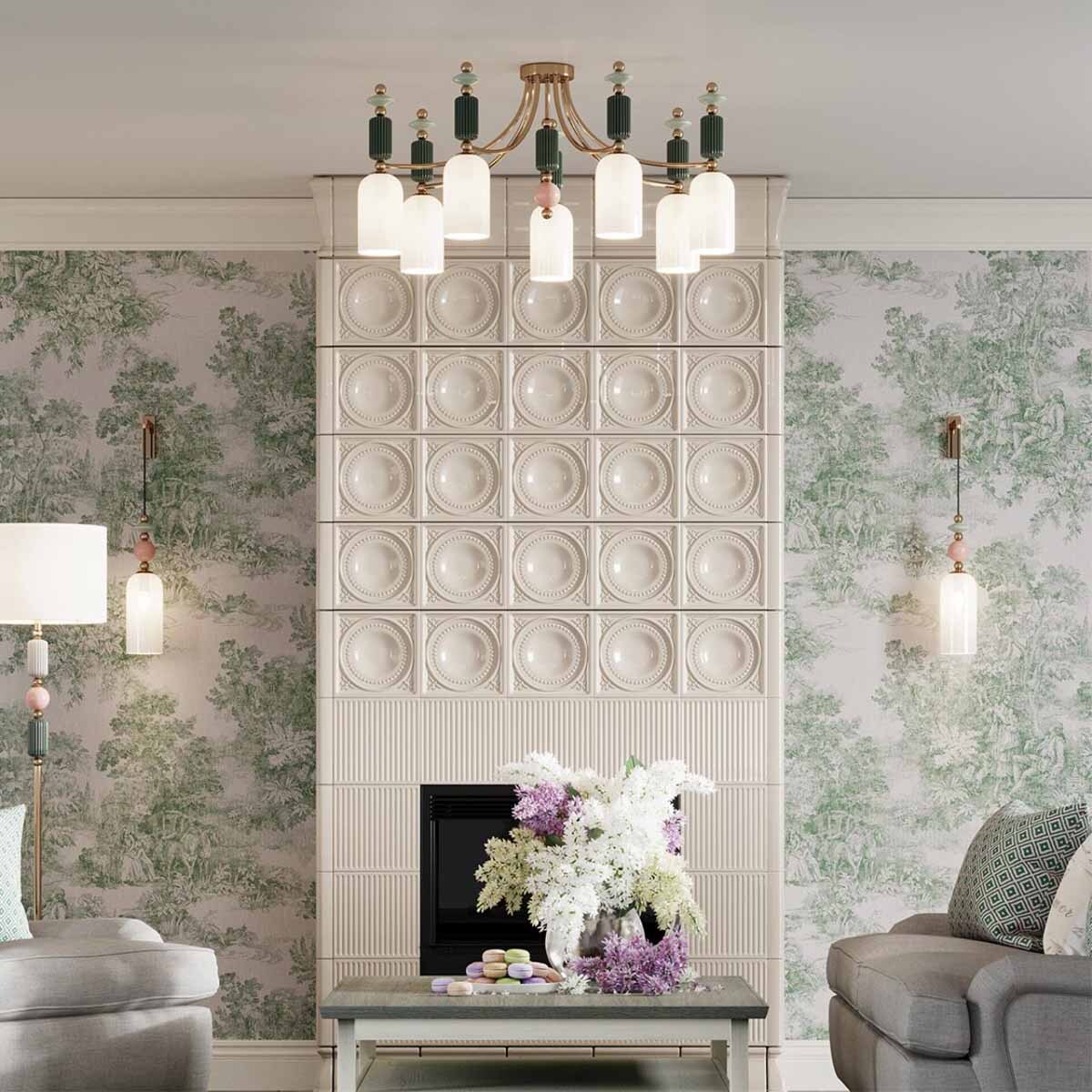 Потолочная люстра Odeon Light Classic Candy 4861/7C