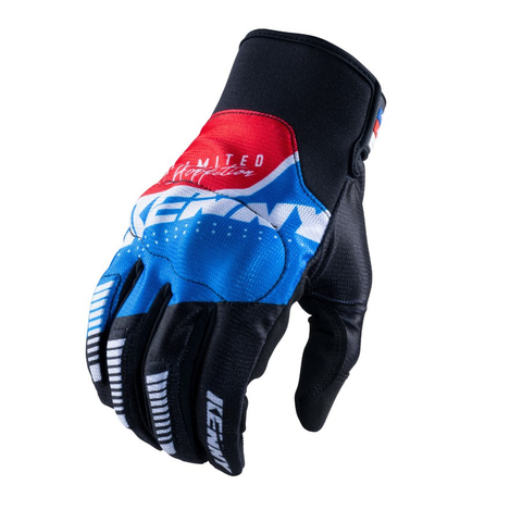 Перчатки Kenny Defender черн./син./красн. 9