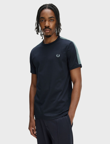 Футболка FRED PERRY Mesh Taped Ringer T-Shirt