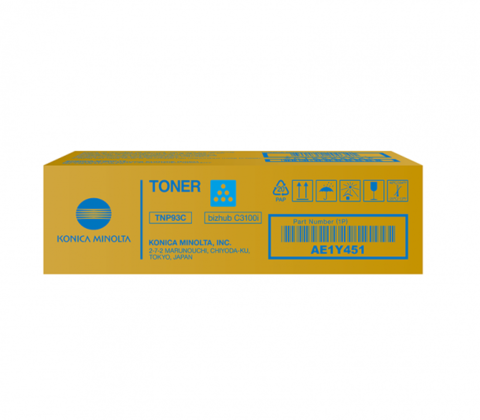 Тонер Konica Minolta TNP-93C cyan для KM bizhub C3100i (AE1Y451)