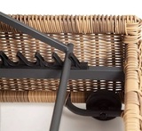 Лежак плетеный 4sis Рим бежевый