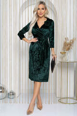 Платье Зимняя роза (зеленое) П12193-35 LT Collection