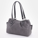 Сумка Саломея 149 македония серый + черный