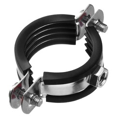 ЗУБР 1 1/4?, цинк, 8 шт, трубный хомут с гайкой (37850-40-45)