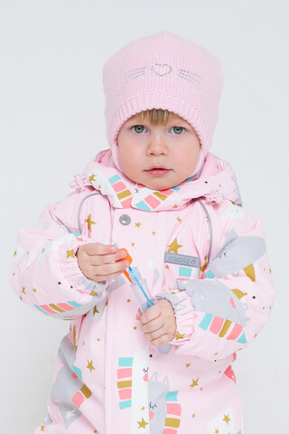 шапка  для девочки  КВ 20220/ш/светлая астра