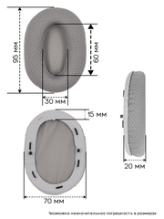 Амбушюры для наушников Razer Opus X (Ткань)