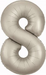 Аг 40''/102 см, Цифра Slim Кремовый, Сатин, 