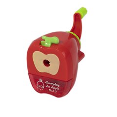 Точилка механическая Alingar, "Яблоко", 1 отверстие, пластиковый корпус, цвет ассорти, индивидуальная упаковка