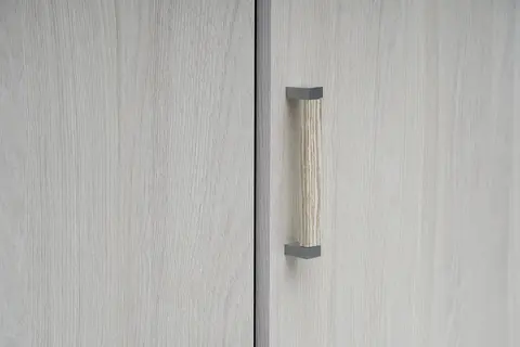 Шкаф угловой Белла ясень белый