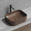 Ceramica Nova Element CN6052MDB Умывальник чаша накладная прямоугольная, 50.5x38, цвет: темно-коричневый матовый