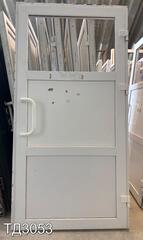 Дверь пластиковая входная Б/У 2040(в) x 1040(ш)