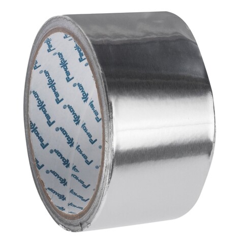 49-7-740 Лента клейкая алюминиевая, клей - акрил, основа - алюминиевая фольга, 48ммх40м РемоКолор