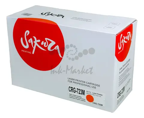 Картридж Sakura CRG723M (2642B002) для Canon LBP7700, LBP7750C, LBP7753, LBP7754, пурпурный, 8500 к.