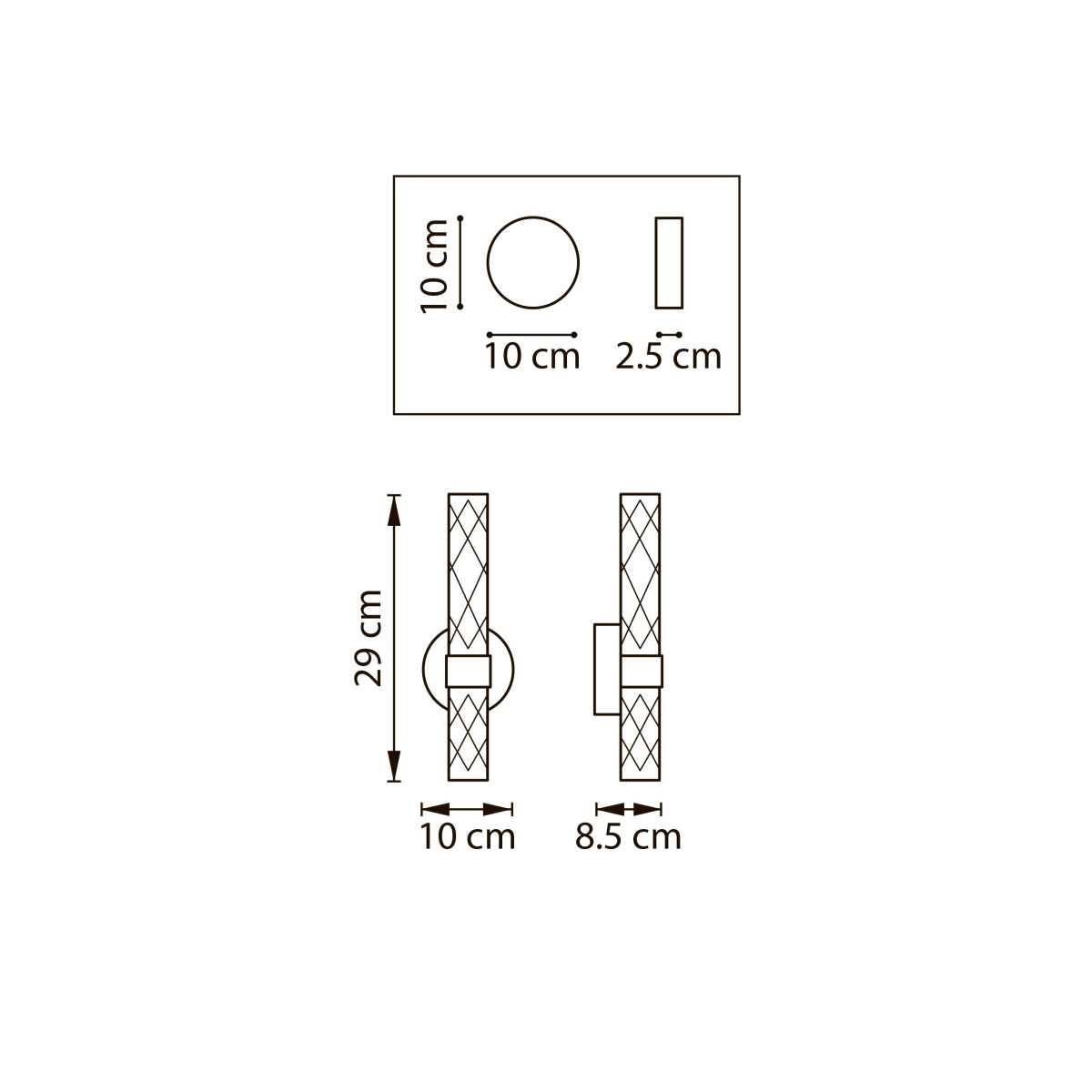 Бра Lightstar Acrile 737652