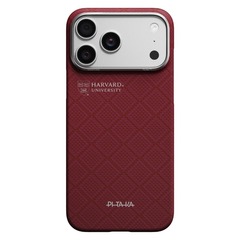 Чехол Pitaka Edge Case для iPhone 17 Pro Max, Гарвардский багровый | Harvard Crimson