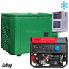 Бензиновый генератор в зимнем кожухе с блоком АВР Fubag BS 7500 A ES DUPLEX/1200SCW RAL 6005 — фото 1